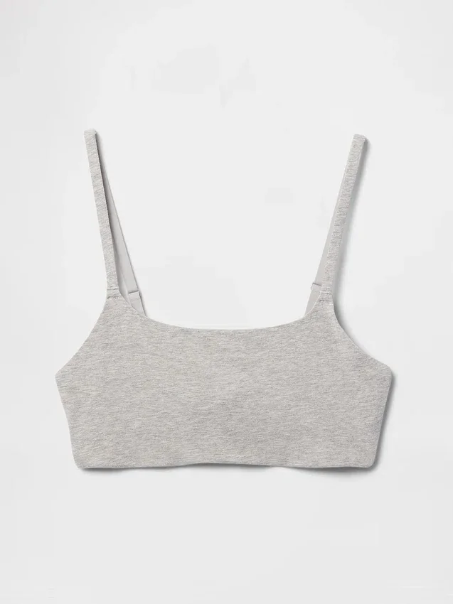 Βιολογικό ελαστικό βαμβακερό bralette