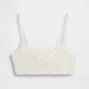 Βιολογικό ελαστικό βαμβακερό bralette