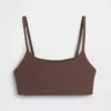Βιολογικό ελαστικό βαμβακερό bralette