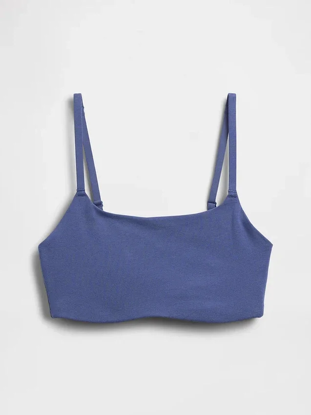 Βιολογικό ελαστικό βαμβακερό bralette
