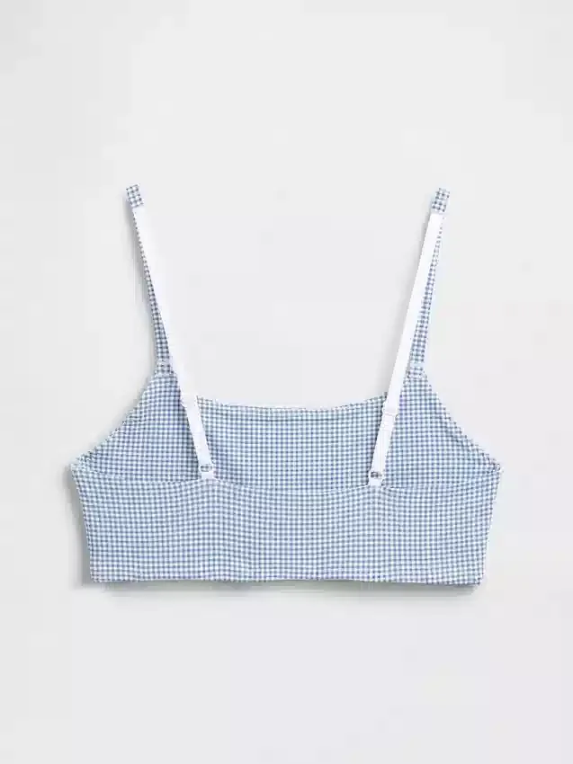 Βιολογικό ελαστικό βαμβακερό bralette