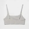 Βιολογικό ελαστικό βαμβακερό bralette