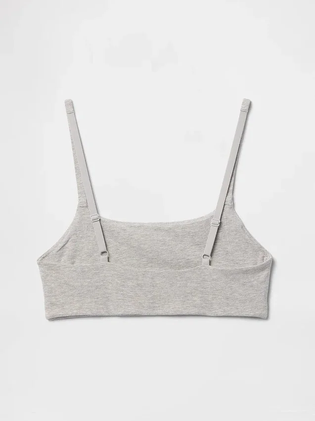 Βιολογικό ελαστικό βαμβακερό bralette