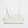 Βιολογικό ελαστικό βαμβακερό bralette