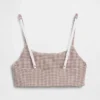Βιολογικό ελαστικό βαμβακερό bralette