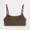 Βιολογικό ελαστικό βαμβακερό bralette