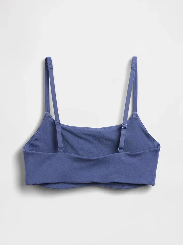 Βιολογικό ελαστικό βαμβακερό bralette