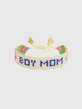 Βραχιόλι με χάντρες «Hart Boy Mom»
