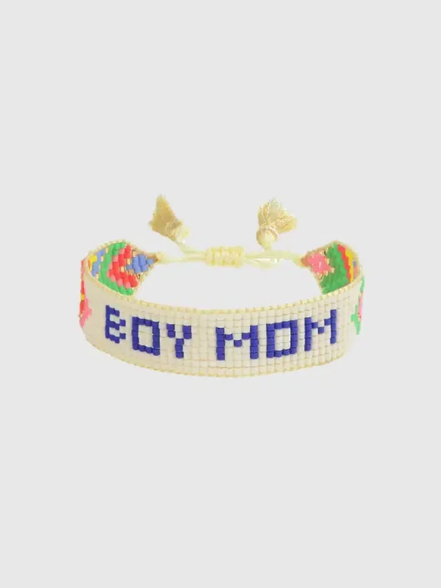 Βραχιόλι με χάντρες «Hart Boy Mom»